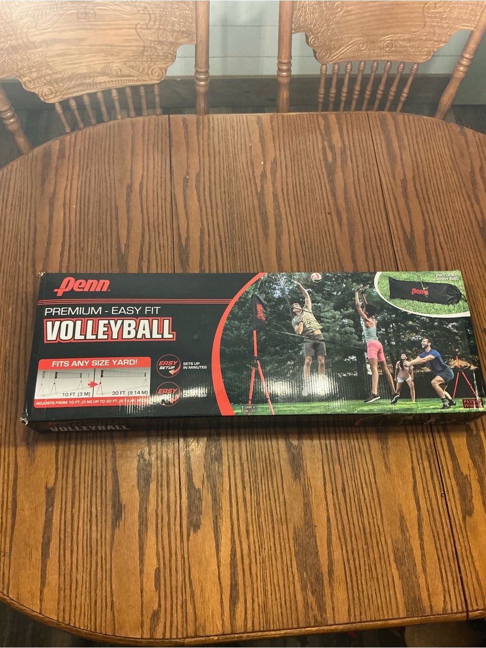 Premium Easy Fit Volleyball Set - Black and Red